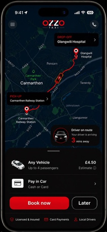 OZZO Taxi App
